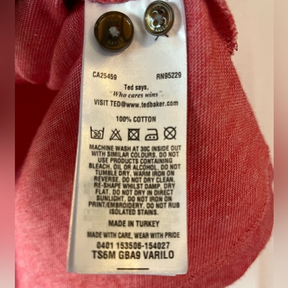 Ted Baker Men’s Golf Shirt large - Picture 2 of 7